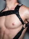 Biker swat cockstrap body harness detail white.webp